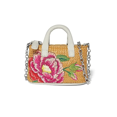 Rose Petal Micro Straw Bag