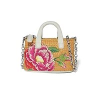 Rose Petal Micro Straw Bag