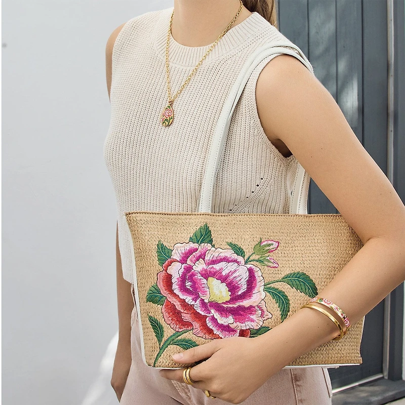 Roselyn Straw Tote