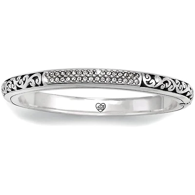Sacred Cross Hinged Bangle