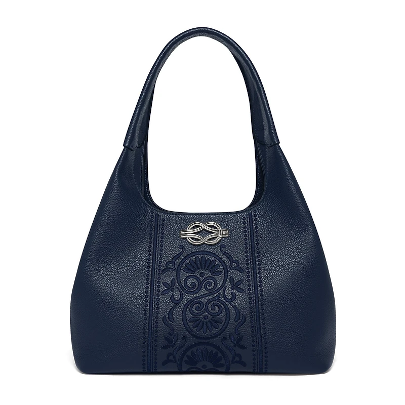 Selene Embroidered Shoulder Bag