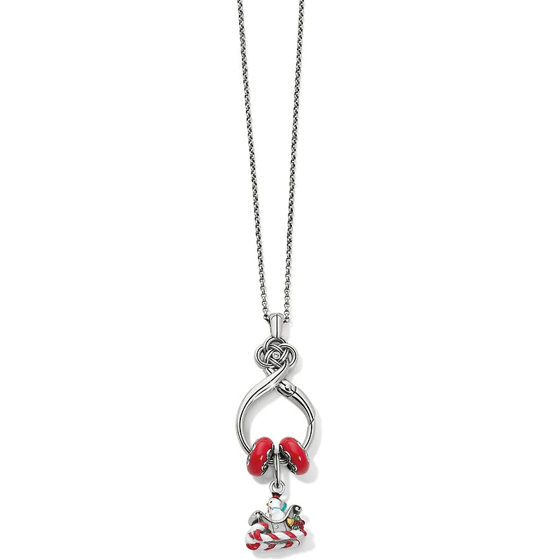 Snowman Sleigh Charm