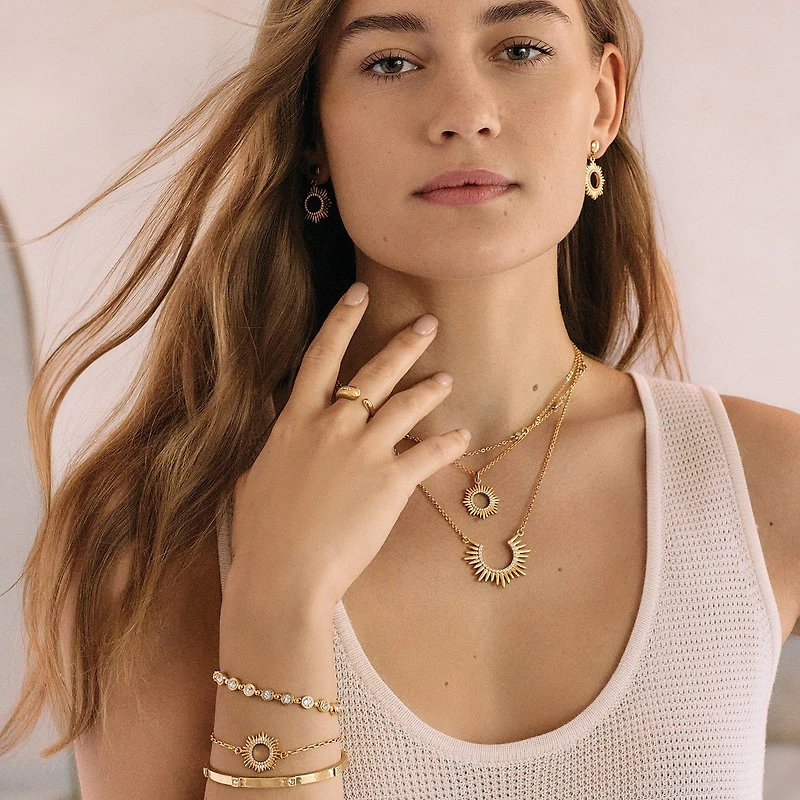 Solara Crescent Necklace