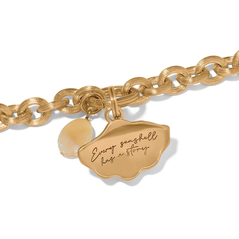 Solstice Shell Charm Bracelet