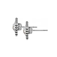 Sparkle Square Mini Post Earrings