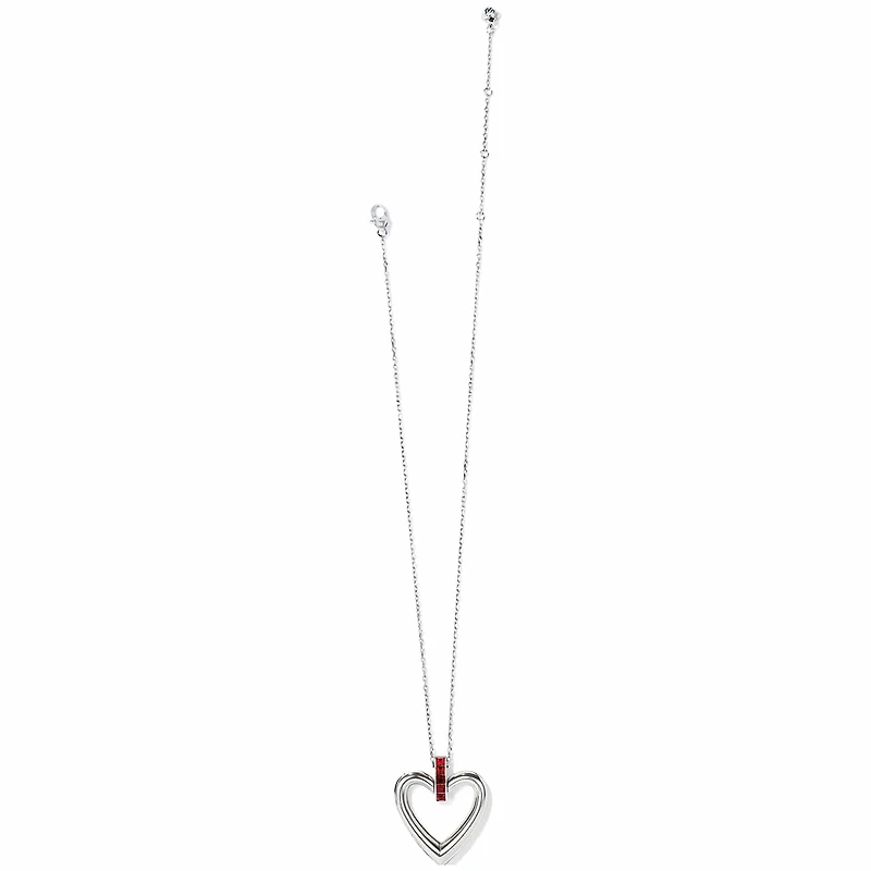Spectrum Open Heart Necklace