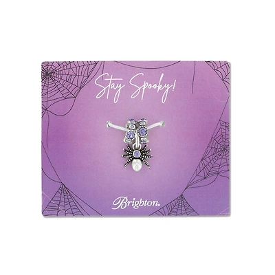 Spooky Spider Charm Card