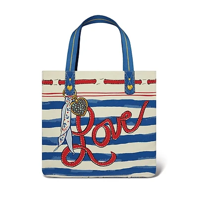Striped Love Tote