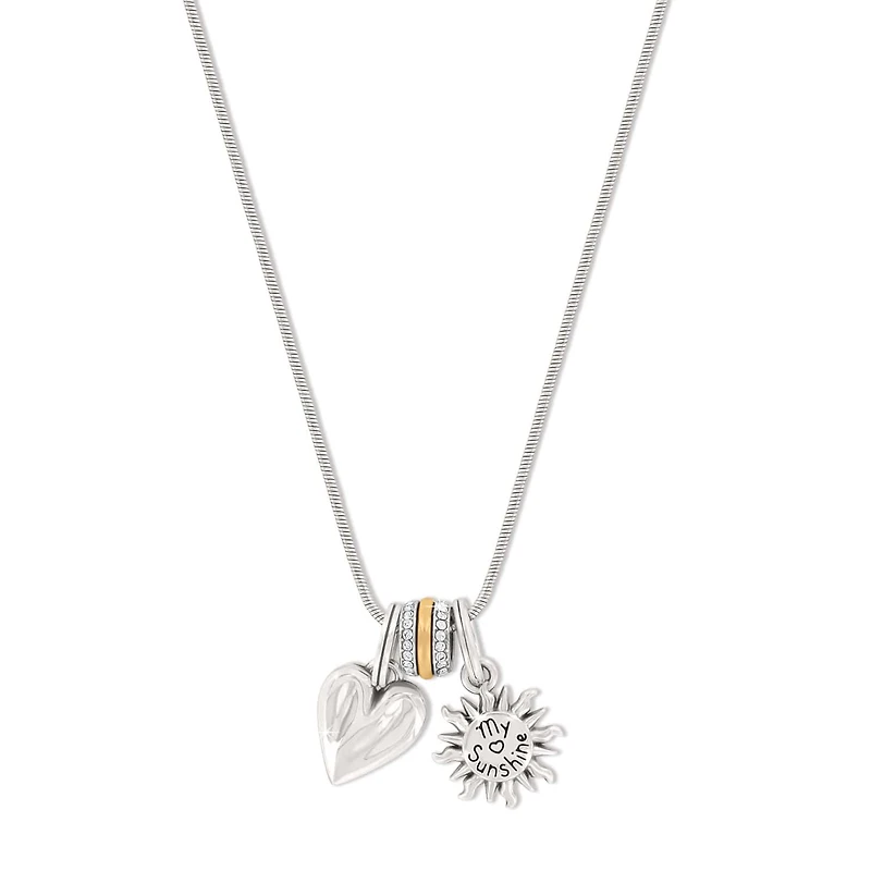 Summer Heart Charm Necklace