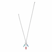 Sun & Sea Fish Trio Charm Necklace