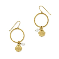 Sunset Cove Pearl French Wire Earrings