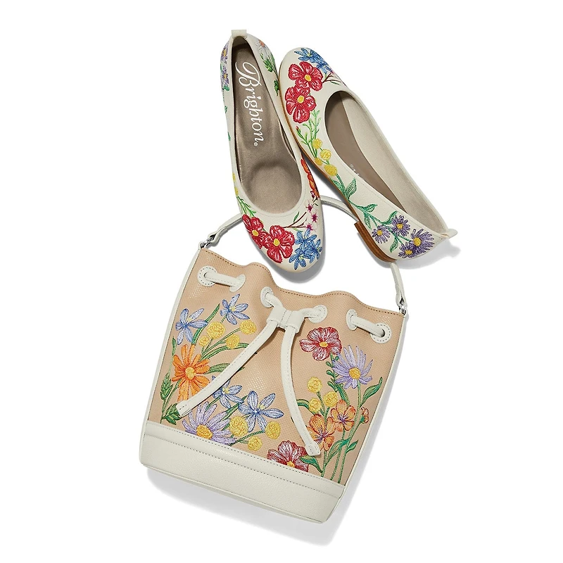 Sydney Betty Embroidered Bucket Bag