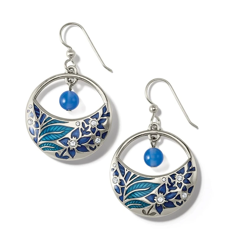 Terra Blue French Wire Earrings