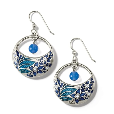 Terra Blue French Wire Earrings