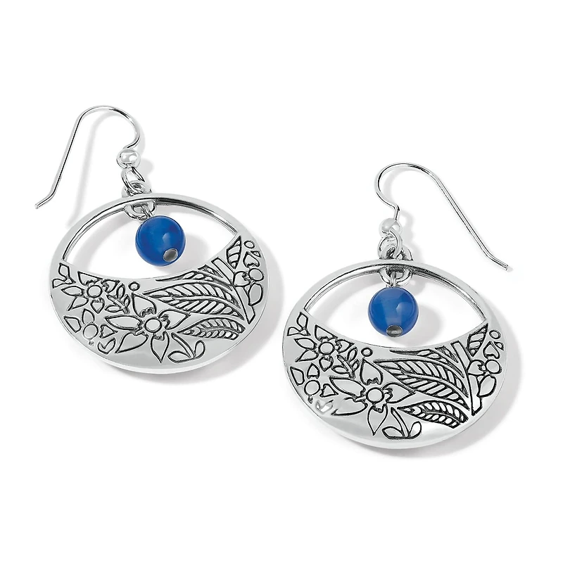 Terra Blue French Wire Earrings