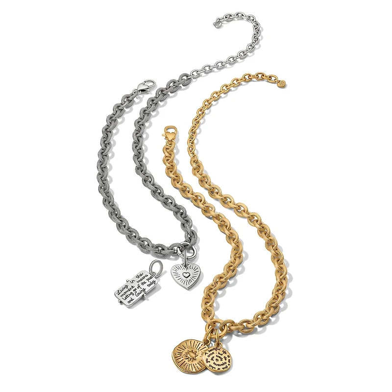 Token Lavish Link Charm Necklace