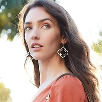 Toledo Statement French Wire Earrings