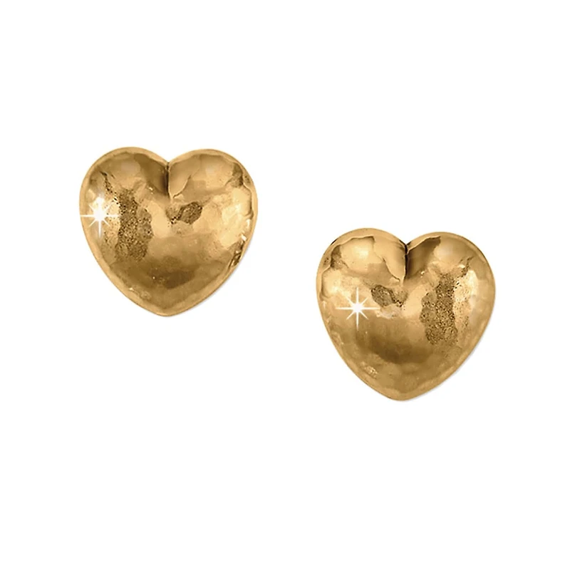 Trianon Heart Small Post Earrings