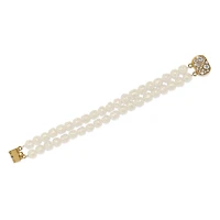 Trust Your Journey Double Pearl Stretch Bracelet