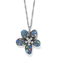 Trust Your Journey Flower Reversible Necklace