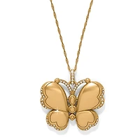 Trust Your Journey Golden Bufferfly Necklace