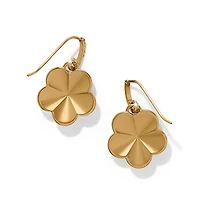 Trust Your Journey Golden Flower Earrings