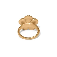 Trust Your Journey Golden Flower Ring