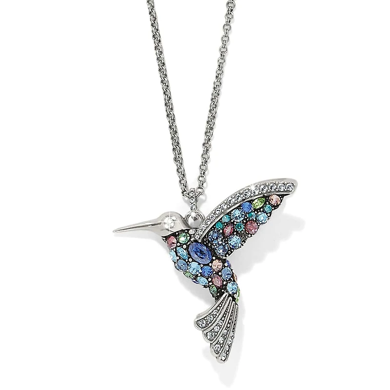 Trust Your Journey Hummingbird Necklace