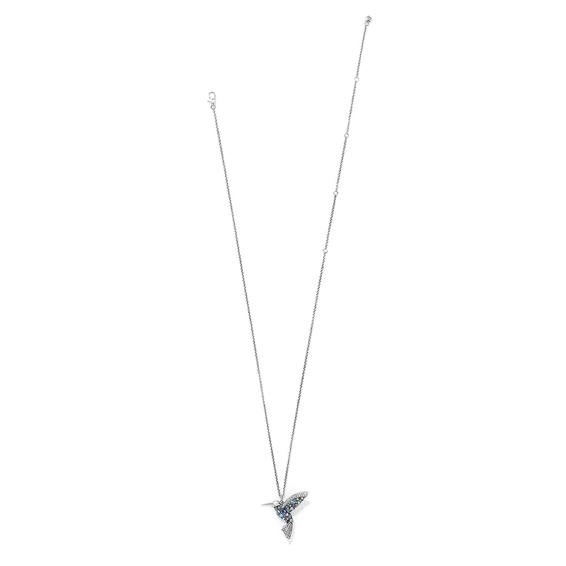 Trust Your Journey Hummingbird Necklace