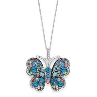 Trust Your Journey Large Butterfly Necklace