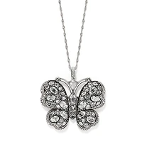 Trust Your Journey Large Butterfly Necklace