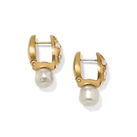 Trust Your Journey Pearl Drop Earrings