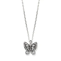 Trust Your Journey Petite Butterfly Necklace
