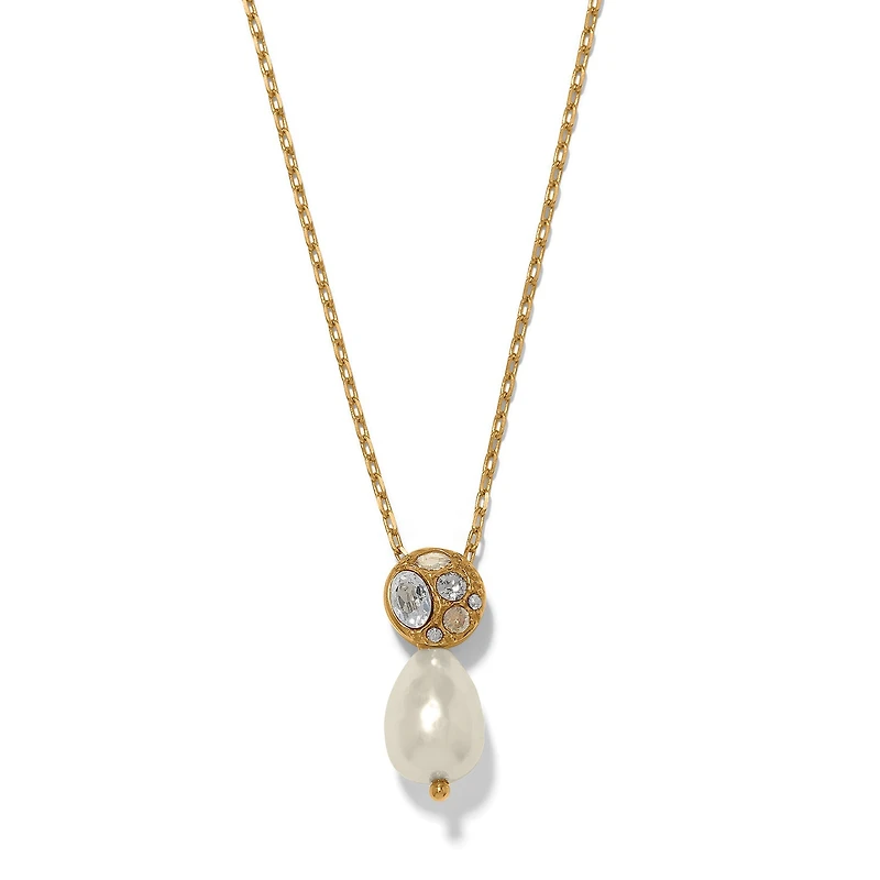 Trust Your Journey Petite Pearl Necklace