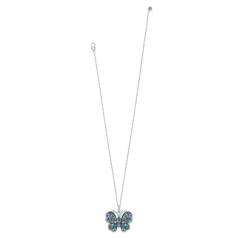 Trust Your Journey Reversible Butterfly Necklace