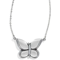 Trust Your Journey Reversible Butterfly Necklace