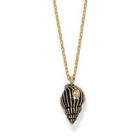 Twilight Waters Ebony Shell Necklace