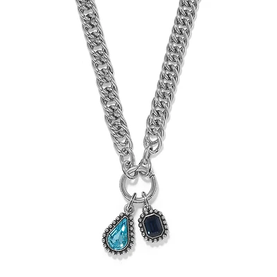 Twinkle Luxe Charm Link Necklace