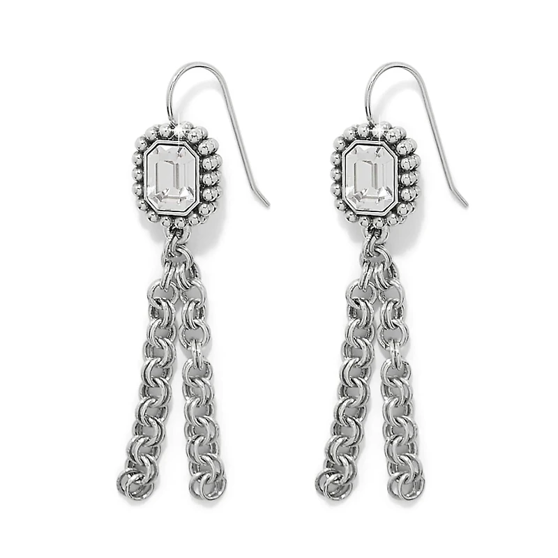 Twinkle Luxe Tassel French Wire Earrings
