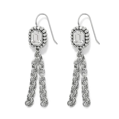 Twinkle Luxe Tassel French Wire Earrings