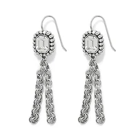 Twinkle Luxe Tassel French Wire Earrings