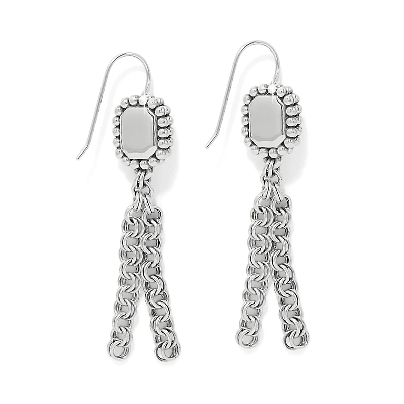Twinkle Luxe Tassel French Wire Earrings