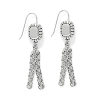 Twinkle Luxe Tassel French Wire Earrings
