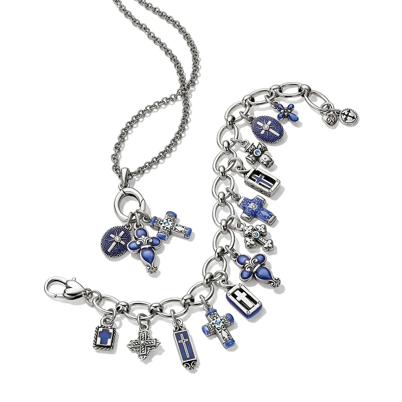 Unity Cross Charm Bracelet