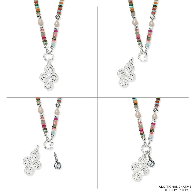 Vertigo Hues Token Charm Necklace