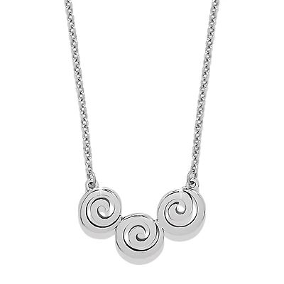 Vertigo Spiral Trio Necklace