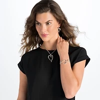 Whimsical Heart Link Bracelet