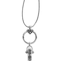 Alcazar Charm Badge Clip Necklace