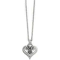 Alcazar Heart Glint Convertible Necklace