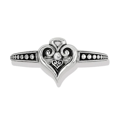 Alcazar Heart Glint Hinged Bangle